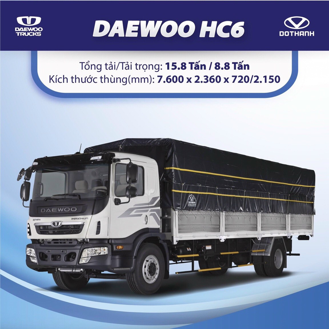 Daewoo HC6 8.8 Tấn