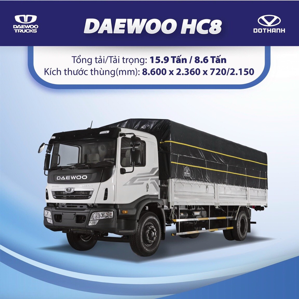Daewoo HC8 8.6 Tấn