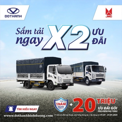 Mua xe DOTHANH IZ tặng BH thân vỏ và Phụ kiện | Sắm tải ngay, X2 ưu đãi