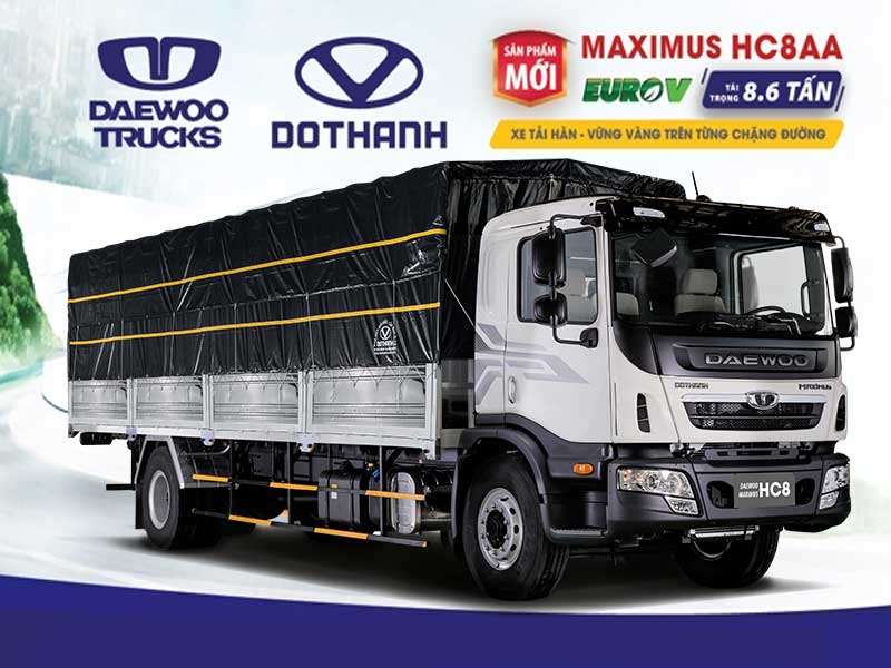 Đánh giá xe tải Daewoo HC8 8.6 tấn